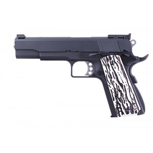 Страйкбольный пистолет WE COLT M1911А1, металл, белые накладки, WE-E001C